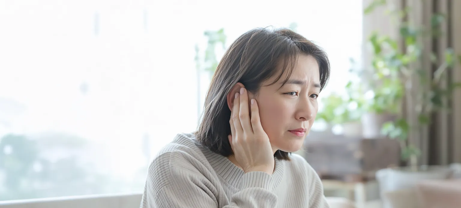 難聴の女性